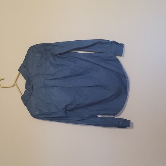 Tommy Hilfiger Jean button up long sleeve Blouse - Picture 7 of 8